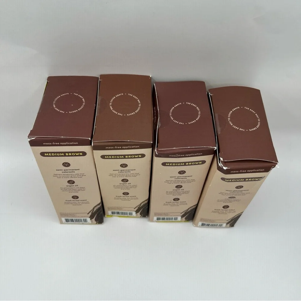 4X HIMS Hair Color & Conditioner Under Cover Medium Brown Semi-permanent